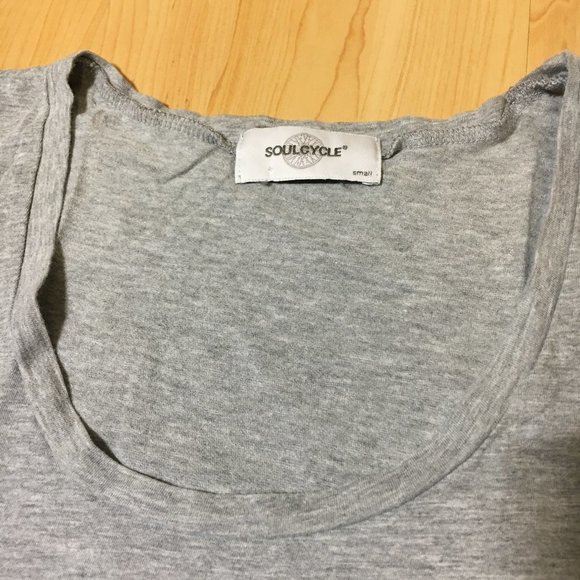Soulcycle (Tap It Back) Womens Grey Tank - Small - Picture 3 of 4